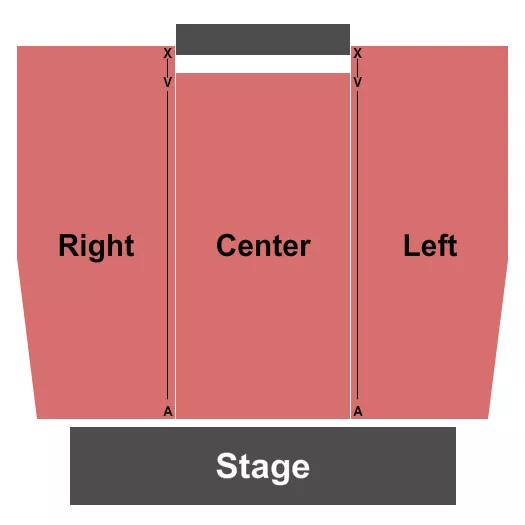 THE SENATOR THEATRE MD ENDSTAGE Seating Map Seating Chart