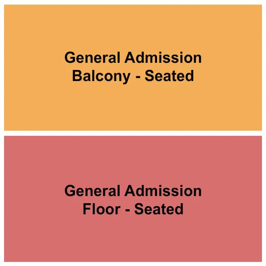 GA SEATED BALC SEATED Seating Map Seating Chart