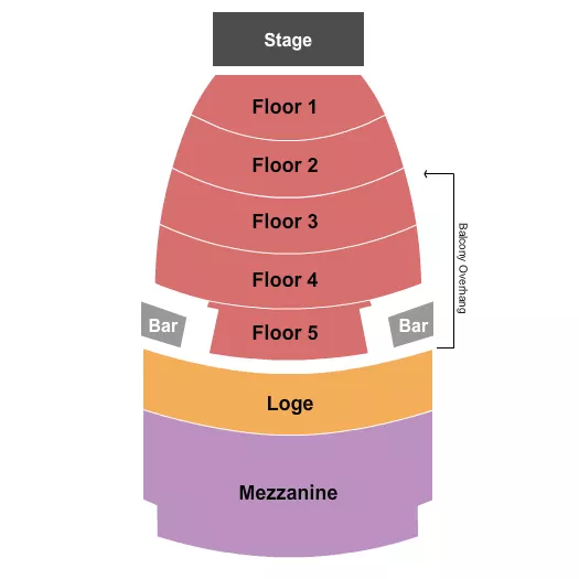ENDSTAGE 2 Seating Map Seating Chart