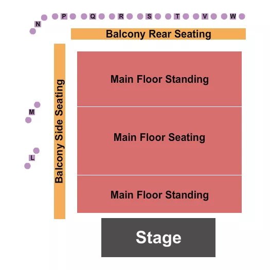 THE WOODWARD THEATER CINCINNATI FLOOR SEATING STANDING Seating Map Seating Chart