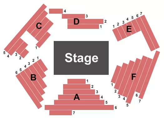 ENDSTAGE Seating Map Seating Chart