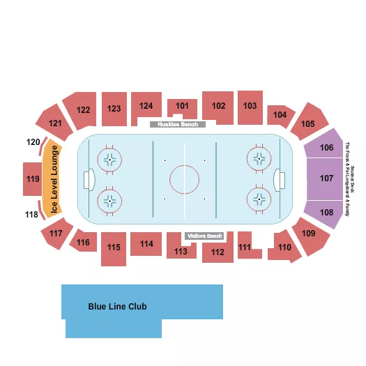 HOCKEY Seating Map Seating Chart