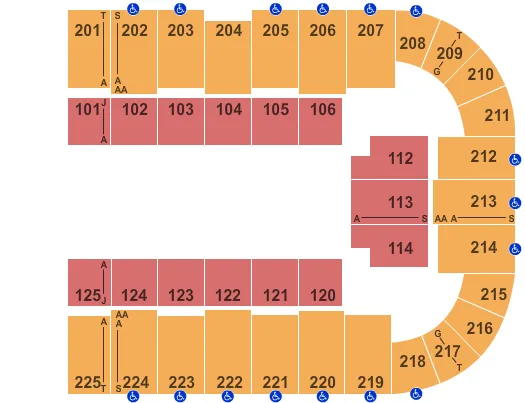 OPEN FLOOR Seating Map Seating Chart