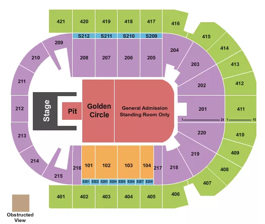 DOJA CAT Seating Map Seating Chart