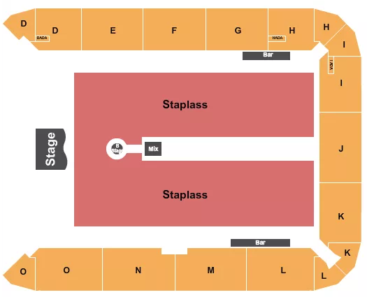 OLIVIA DEAN Seating Map Seating Chart