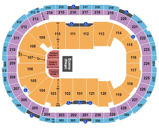 ENDSTAGE 1 4 HOUSE Seating Map Seating Chart