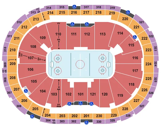 HOCKEY Seating Map Seating Chart