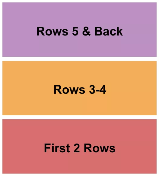 VIEW CHURCH SC GA ROWS Seating Map Seating Chart