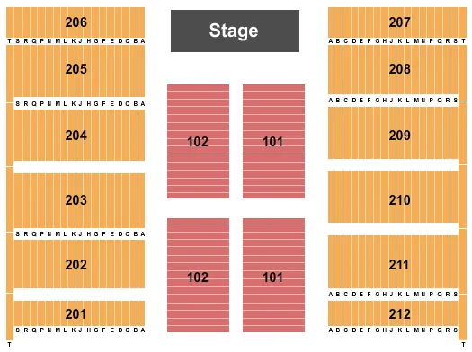 FOREIGNER Seating Map Seating Chart