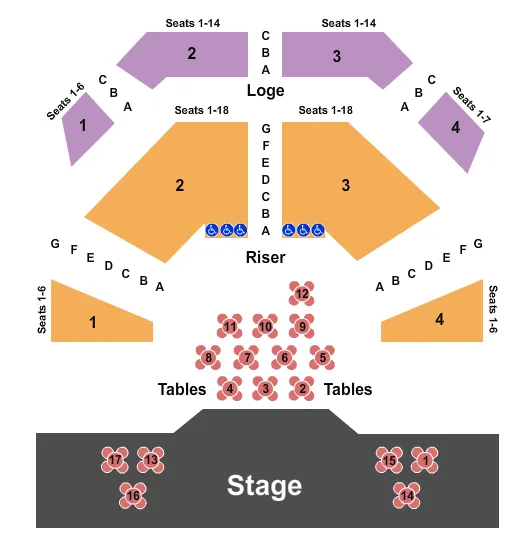TABLES 2 Seating Map Seating Chart
