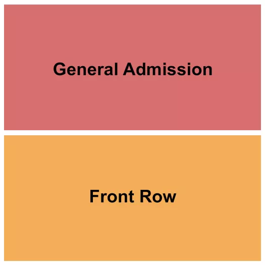 GA FRONT ROW Seating Map Seating Chart