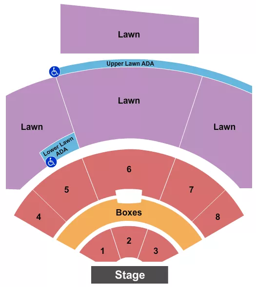 ENDSTAGE BOXES Seating Map Seating Chart
