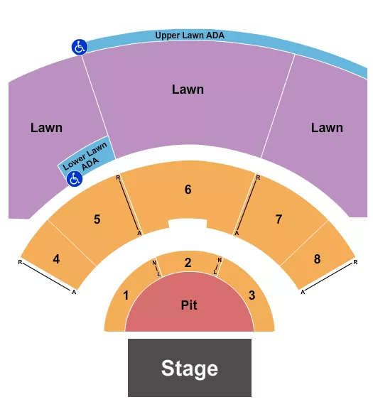 ENDSTAGE PIT 2 Seating Map Seating Chart