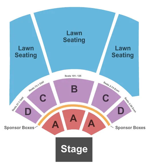 ENDSTAGE Seating Map Seating Chart