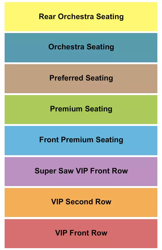 THEATRE Seating Map Seating Chart