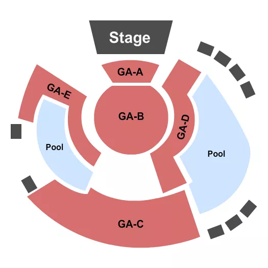 ENDSTAGE Seating Map Seating Chart