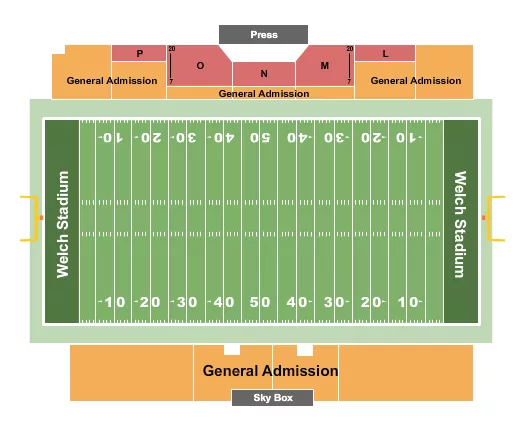 FOOTBALL Seating Map Seating Chart