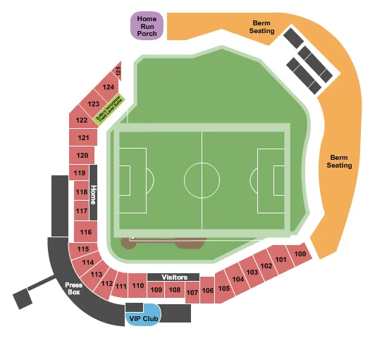 SOCCER Seating Map Seating Chart