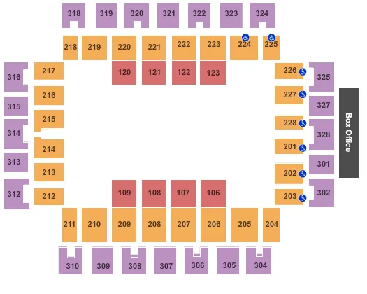 OPEN FLOOR Seating Map Seating Chart