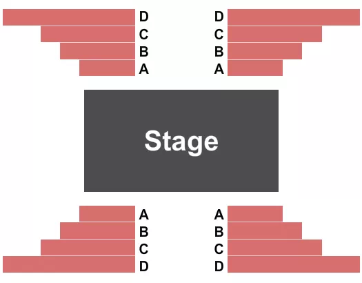 CENTER STAGE Seating Map Seating Chart