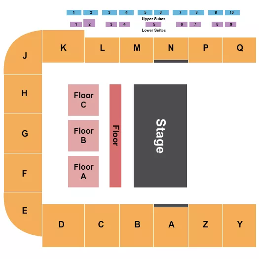 HALF HOUSE Seating Map Seating Chart