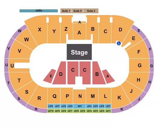 THEATRE SETUP Seating Map Seating Chart