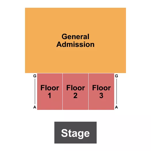 ENDSTAGE 3 Seating Map Seating Chart