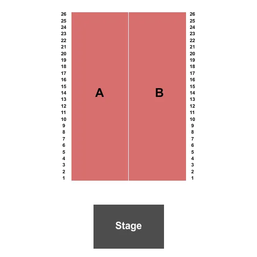 ENDSTAGE 2 Seating Map Seating Chart