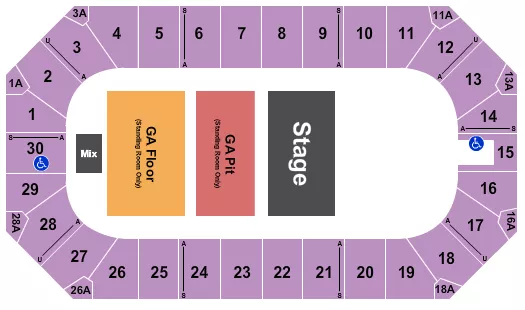 KOE WETZEL Seating Map Seating Chart