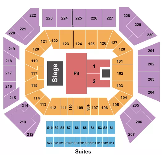 FKA TWIGS Seating Map Seating Chart
