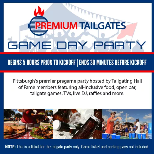 PREMIUM TAILGATE TENT PITT TAILGATE Seating Map Seating Chart