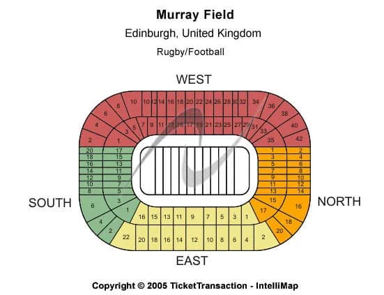  FOOTBALL Seating Map Seating Chart
