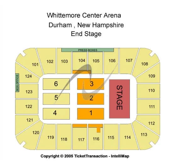  END STAGE Seating Map Seating Chart