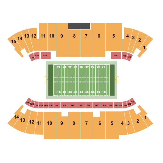  END STAGE Seating Map Seating Chart