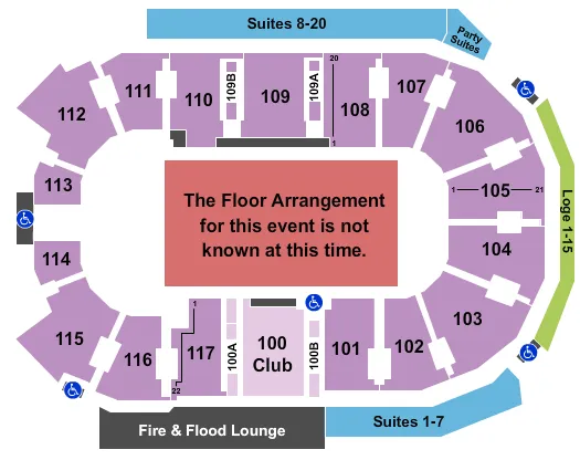  GENERIC FLOOR Seating Map Seating Chart