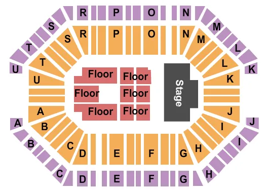  PHIL COLLINS INTERACTIVE Seating Map Seating Chart