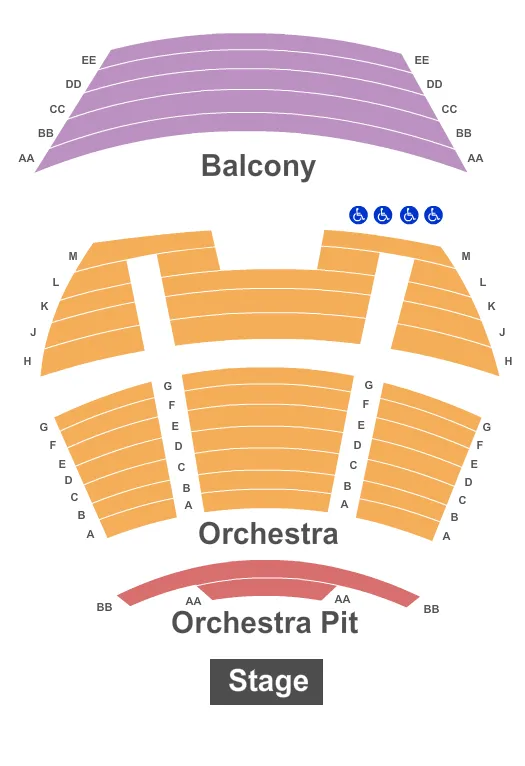  END STAGE Seating Map Seating Chart