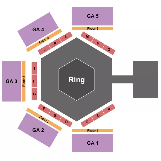  MMA Seating Map Seating Chart