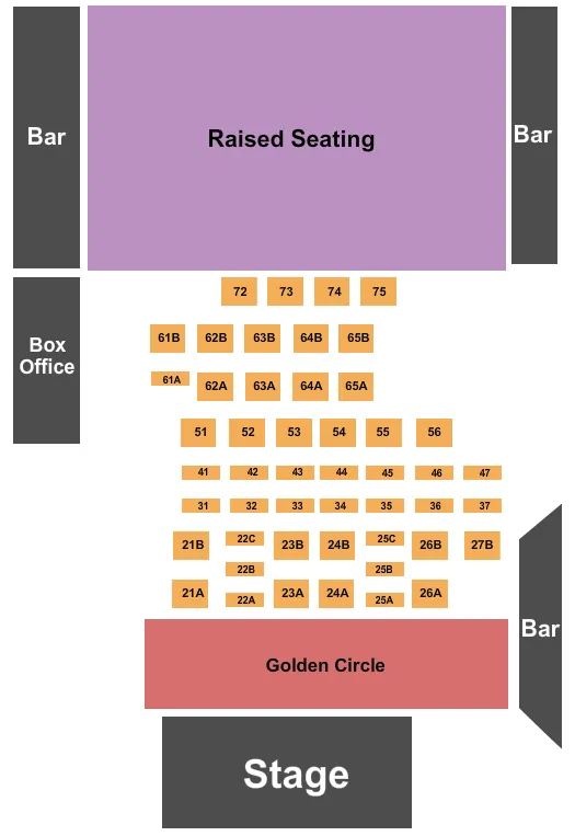 ENDSTAGE 2 Seating Map Seating Chart