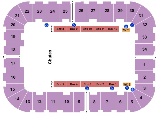  PBR Seating Map Seating Chart