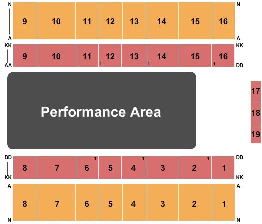  PBR Seating Map Seating Chart