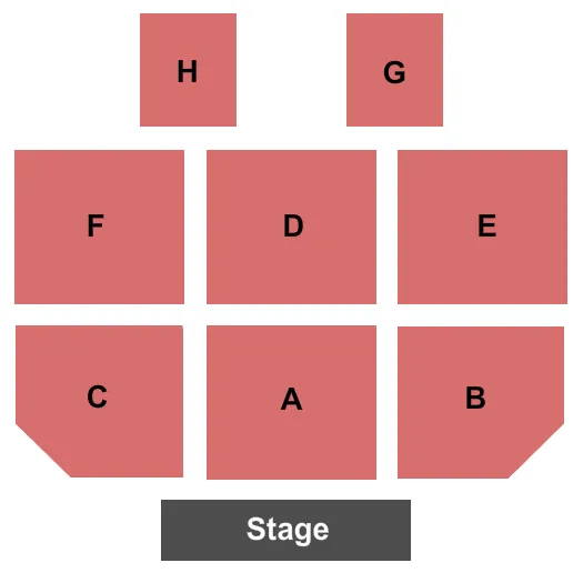  END STAGE Seating Map Seating Chart