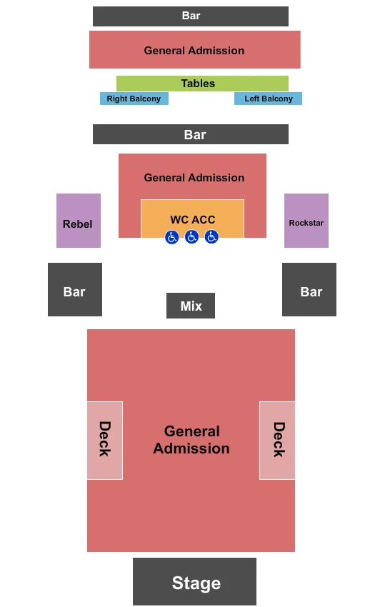  GA2 Seating Map Seating Chart