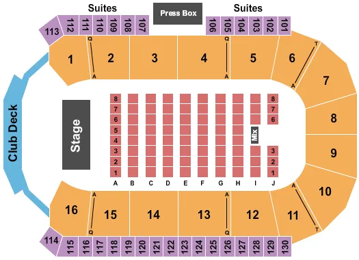  ANTHONY SANTOS Seating Map Seating Chart