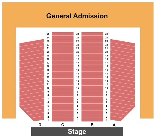  ENDSTAGE Seating Map Seating Chart