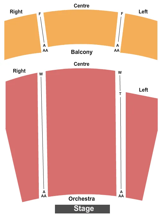  END STAGE Seating Map Seating Chart