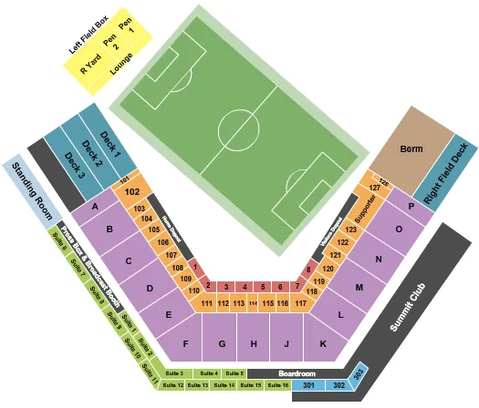  SOCCER Seating Map Seating Chart
