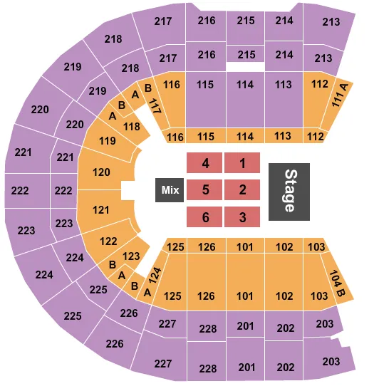  IL VOLO Seating Map Seating Chart