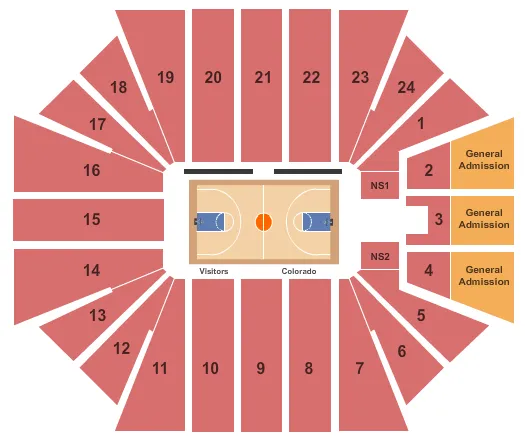  BASKETBALL Seating Map Seating Chart