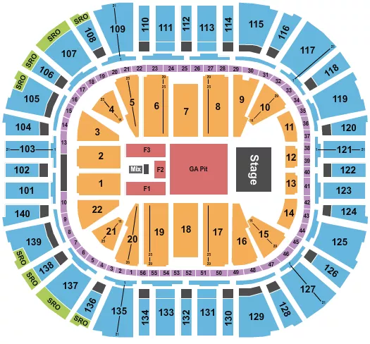  LANY Seating Map Seating Chart